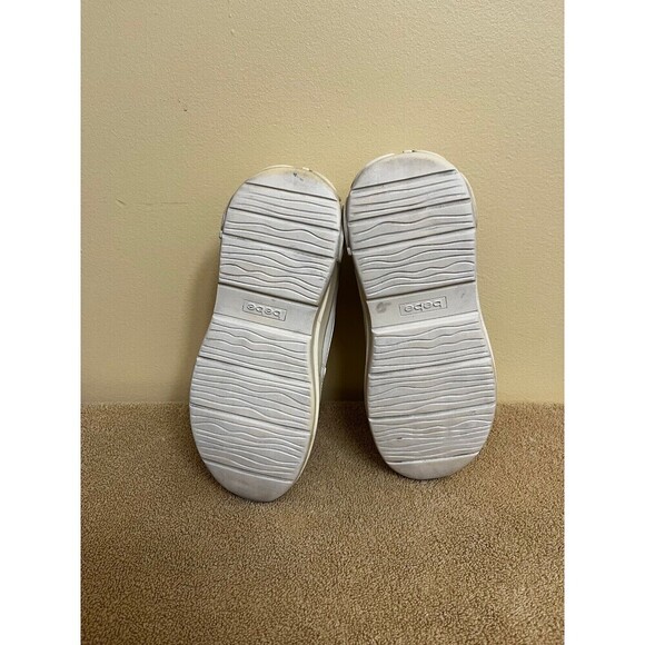 New Bebe  Sport Womens Lealea White Fashion Sneakers Shoes Size 7 - Picture 6 of 6